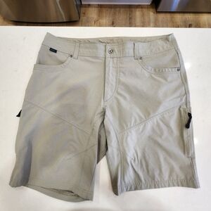 Kuhl Shorts Men's 36 Gray Silencr Kargo Ripstop Cargo Hiking Outdoor Gorpcore